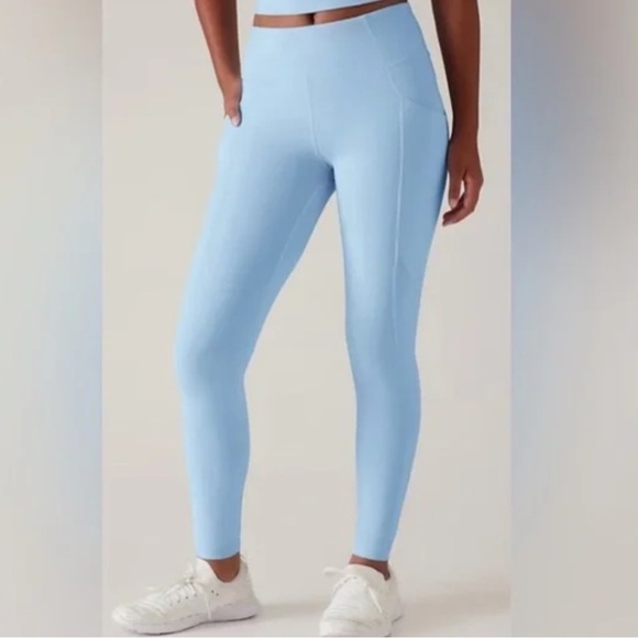 Athleta Girl Blue High Rise Stash Your Treasures Legging XL/14 - Picture 1 of 14